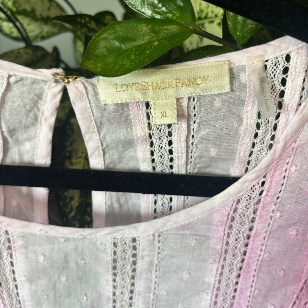LoveShackFancy Natasha Heritage Mini Dress | Women’s XL - Picture 3 of 5